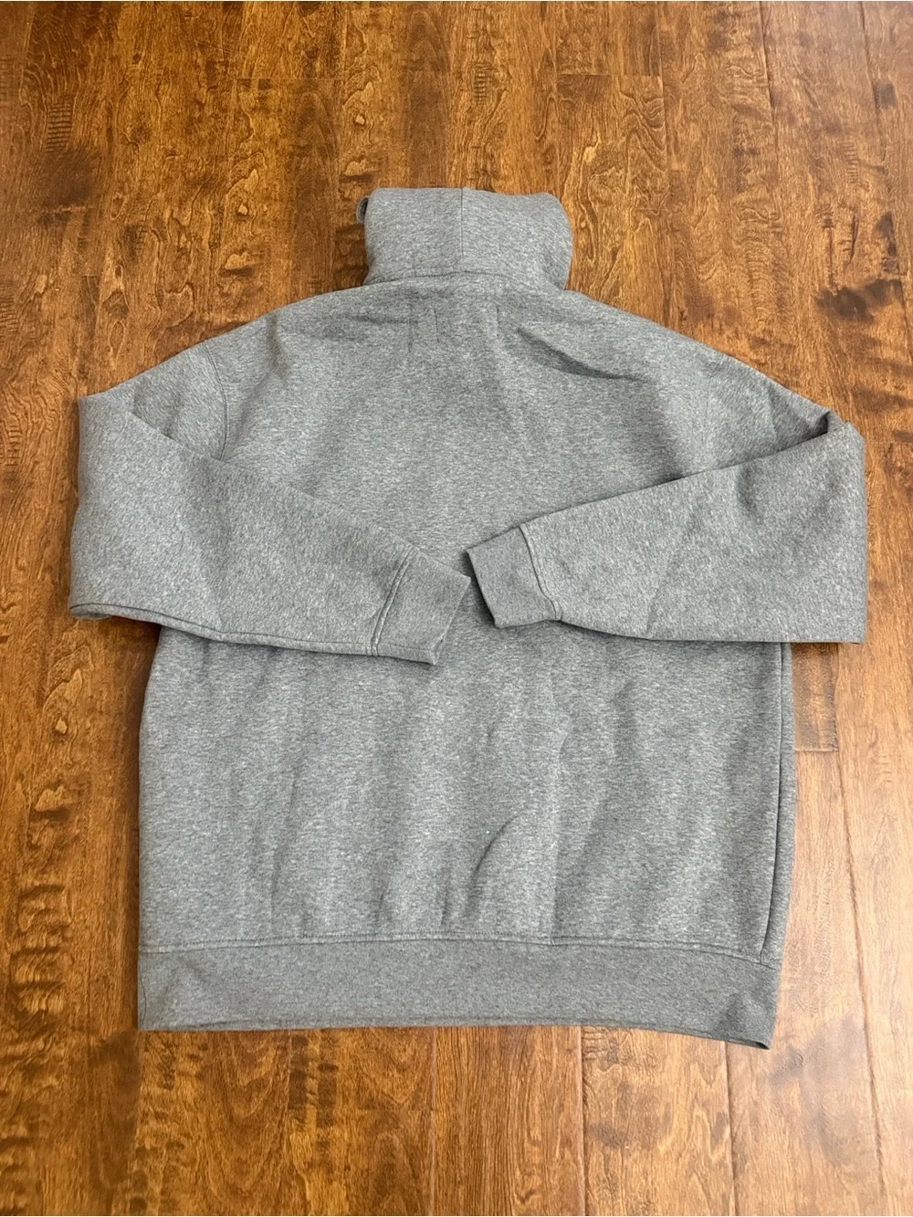Jordan Toronto Grey Pullover Hoodie with Red Logo